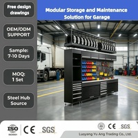 Nouveau 2026 – Armoire à outils robuste en acier personnalisable avec porte à enroulement en PVC pour garage et atelier de réparation