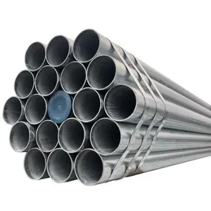Tubo galvanizado sem costura de fábrica na China, aço galvanizado por imersão a quente para estrutura de triciclo elétrico, tubo de aço galvanizado sem costura