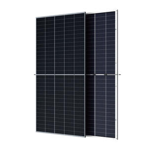 แผงโซลาร์เซลล์ขายตรงจากโรงงาน ดีไซน์สวยงาม กระจกเดี่ยว 480 วัตต์ แผงโซลาร์เซลล์ 500 วัตต์ สีดำ โมดูลเซลล์แสงอาทิตย์ - Product Image 1