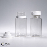 Bouteille en plastique PET à sertir pour pilules avec bouchon déshydratant intégré, emballage vide pour capsules de médicaments – Vente en gros