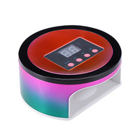 M2 lampe à ongles ronde 135W Multi couleurs professionnel Gel vernis séchage écran affichage manucure Salons maison UV LED lampe à ongles