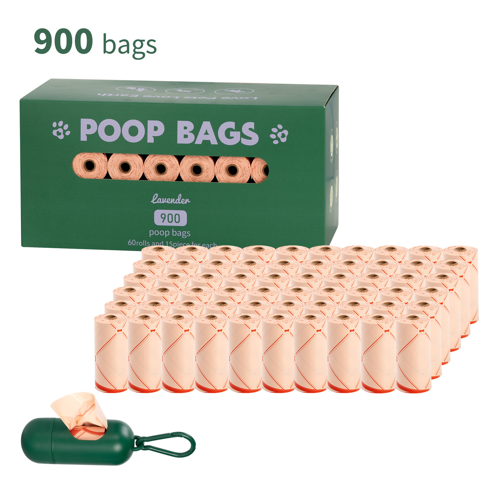 Coffret 60 rouleaux + distributeur