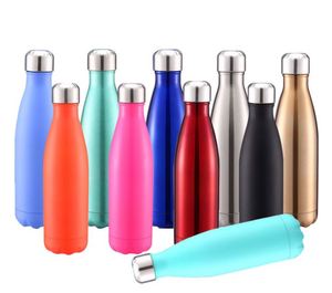Gourde isotherme en acier inoxydable de 500 ml, forme cola, avec logo personnalisé, nouveau design, pour les sports de plein air. - Product Image 1