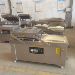 Machine de mise sous <span class=keywords><strong>vide</strong></span> <span class=keywords><strong>à</strong></span> double chambre Xubang, <span class=keywords><strong>appareil</strong></span> automatique de qualité commerciale pour la conservation des aliments, emballage de viande séchée - Product Image 1
