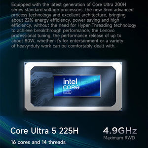 โน้ตบุ๊กส่วนตัวและมืออาชีพรุ่นใหม่ปี 2025 XiaoXin Pro 16GT Inter UItra5-225H/UItra9-285H หน่วยความจำ 32GB ความจุ 1TB หน้าจอ OLED ขนาด 16 นิ้ว ความละเอียด 2.8K - Product Image 5
