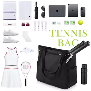 Bolsa deportiva de viaje personalizada, bolsa de asas para raqueta de Pickleball, bolsa de almacenamiento para raquetas de tenis para <span class=keywords><strong>mujer</strong></span> - Product Image 5