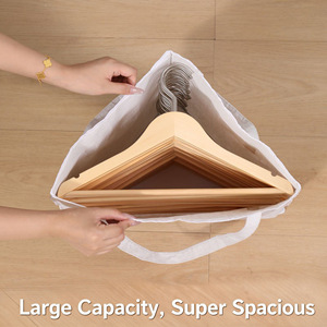 Bolsa de Almacenamiento para Colgadores, Gran Capacidad, Triangular, Plegable, Apilable, Estilo Moderno y Minimalista, Ahorro de Espacio en el Baño - Product Image 2