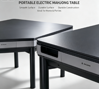 Mesa de Mahjong Automática con Agitador Silencioso y Rápido, Mesa de Juego Eléctrica para Cuatro Jugadores, para Entretenimiento en el Hogar