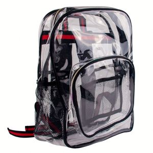 Wholesale Outdoor Waterproof Transparent PVC Clear Backpack School Bag Promotional Category