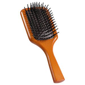 Dark Brown <strong>Rubber</strong> Color <strong>Hair</strong> Massage Styling Tools Scalp Massage <strong>Comb</strong> Anti Static Massage <strong>Comb</strong> - Product Image 4