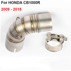 Collecteur d'échappement intermédiaire en acier inoxydable pour moto HONDA CB1000R <span class=keywords><strong>CB</strong></span> <span class=keywords><strong>1000</strong></span> R <span class=keywords><strong>2009</strong></span> - 2018 - Product Image 4