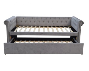 Best-seller <span class=keywords><strong>Lit</strong></span> <span class=keywords><strong>gigogne</strong></span> design moderne en lin <span class=keywords><strong>Lit</strong></span> de jour simple en tissu - Product Image 3