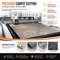 Découpeuse CNC multifonctionnelle à alimentation automatique pour tapis et matériaux textiles