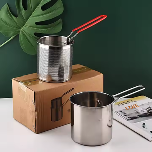 Edelstahl korb Robuster Bratkorb Praktischer Frittier korb - Product Image 4