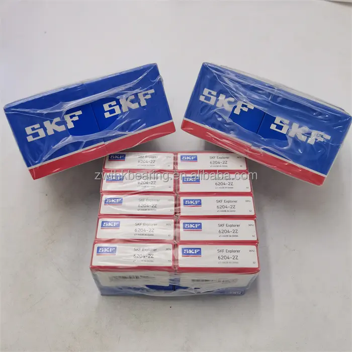China Manufacturer Bearing Original SKF Deep Groove Ball Bearing 6204-2RSH 6204-2Z 6205-2RSH 6205-2Z Original SKF Bearing Price List