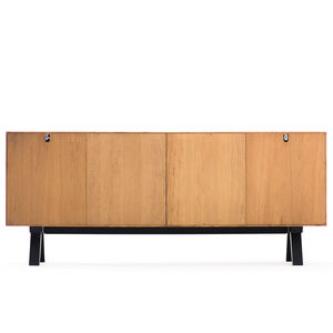 <span class=keywords><strong>Buffet</strong></span> <span class=keywords><strong>scandinave</strong></span> en MDF PB avec compartiments ouverts à fermeture douce et pieds en métal pour table console de salle à manger - Product Image 6