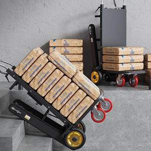 공장 가격 전기 계단 등반 접이식 파워 핸드 트럭 계단 등반가 핸드 카트 트롤리 - Product Image 4