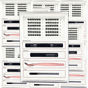 Bộ dụng cụ nối mi tự làm lông mi xù mềm mại kiểu D, mi chùm tự nhiên với nhãn hiệu riêng, mi chùm tự làm - Product Image 5