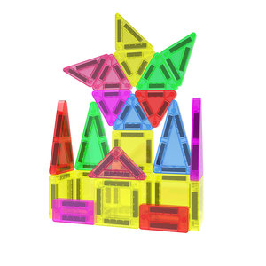 Mini Costruzioni Magnetiche per Bambini in Valigetta Metallica, Gioco Educativo STEM, Mini Blocchi Magnetici da Costruzione - Product Image 2