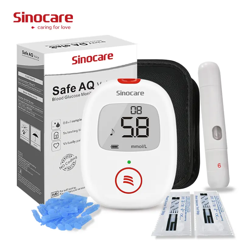 Sinocare เครื่องวัดน้ำตาลกลูโคสในเลือด,เครื่องวัดน้ำตาลกลูโคสแบบไม่รุกราน