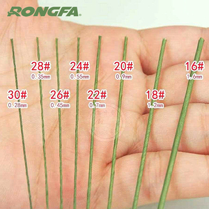 100 buah/tas 18G Auge kawat bunga Multi ukuran bunga DIY Stem Bunga perlengkapan kawat bunga buatan untuk dekorasi - Product Image 4