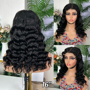 Perruque SDD 5*5 Closure Loose Deep, 100% Cheveux Humains, Couleur Naturelle, Densité Maximale, Bouclée Profonde, Sans Colle - Product Image 5
