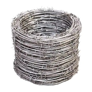 Alambre de Púas Galvanizado en Caliente, Rollos de 100m y 150m, Alambre de Cercado Resistente a la Corrosión, Barrera de Seguridad para Granjas y Construcción - Product Image 1