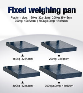 टीसीएस श्रृंखला 100kg 150kg <span class=keywords><strong>200kg</strong></span> 300kg इलेक्ट्रॉनिक रेलिंग के साथ मंच डिजिटल वजन पैमाने - Product Image 6