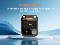 RAKINDA RD700 1920X1080 Terminal de Pago para Vehículos con Escaneo de Tarjetas de Identificación, Escaneo de Palma, Validador de Pago para Autobús con Escaneo QR, Android 11, 4G, GPS