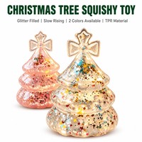 Jouet sensoriel anti-stress en forme de sapin de Noël, à remontée lente, à presser, pour enfants et adultes – Cadeau idéal – Vente chaude