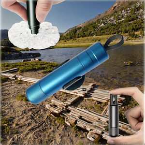 Kit d'outils d'urgence portable 2-en-1 pour brise-vitre de <span class=keywords><strong>voiture</strong></span> et coupe-ceinture de sécurité pour terre et eau - Product Image 2