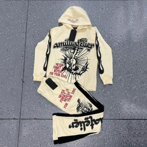 2025 Lente en Herfst Nieuwe Heren Streetstyle Mode Digitale Print 100% Bamboe Vezel Paktrui - Product Image 6