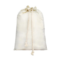 Nouvelle toile Double cordon noël Santa sac 50*70cm pour cadeau noël paquet stockage grand père noël sac