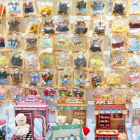 Boîte Mystère Mignonne Teddy Coffee Shop : Collection Faite Main, Mini Présentoir de Magasin, Ornements de Support pour Maison de Poupée BJD/OB