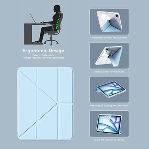 Funda para <span class=keywords><strong>iPad</strong></span> Air de 13 Pulgadas (M2) 2024 y <span class=keywords><strong>iPad</strong></span> <span class=keywords><strong>Pro</strong></span> de <span class=keywords><strong>12.9</strong></span> Pulgadas 2022/2021/2020/2018, Soporte Multiángulo <span class=keywords><strong>3</strong></span>+Y para <span class=keywords><strong>iPad</strong></span> de <span class=keywords><strong>12.9</strong></span> Pulgadas de 6.ª/5.ª/4.ª/<span class=keywords><strong>3</strong></span>.ª Generación - Product Image 4