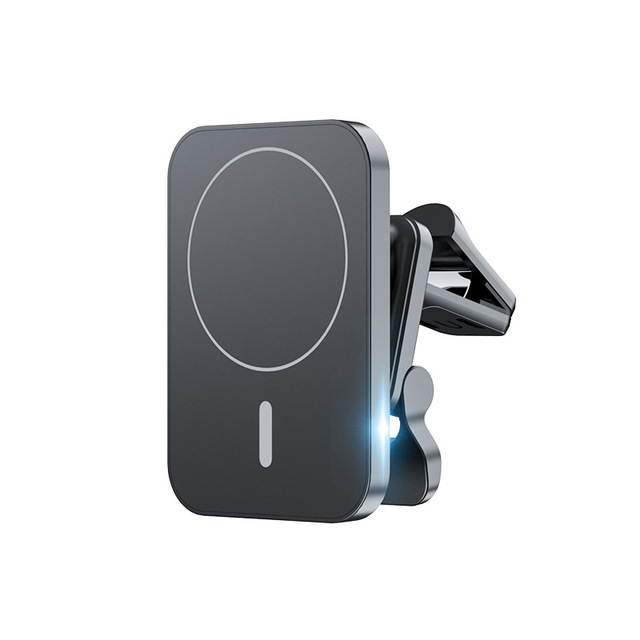 Air Vent Phone Holder Mount 15W Magnetic Wireless Car Charger for iPhone 15/14/13/12