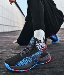Chaussures de sport montantes à lacets respirantes pour le basketball, baskets légères de course en extérieur, baskets décontractées pour hommes - Product Image 6