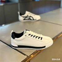 Chaussures de sport tendance pour hommes et femmes, blanches et rouges, pour l'hiver, la marche, le skateboard, de haute qualité, confortables, en caoutchouc et microfibre
