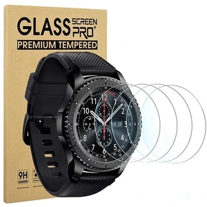 Pour <span class=keywords><strong>Samsung</strong></span> <span class=keywords><strong>Gear</strong></span> S2 <span class=keywords><strong>S3</strong></span> Classic Frontier Sports Watch HD Protecteur d'écran en verre trempé Film anti-rayures Couverture anti-explosion - Product Image 1
