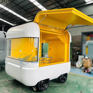 Custom Detachable Metal Candy Cart Mobile Food Cart Charcuterie Cart LED Logo Electric Drive Double Sinks Hot/Cold Water <b>Taps</b> - Product Image 3