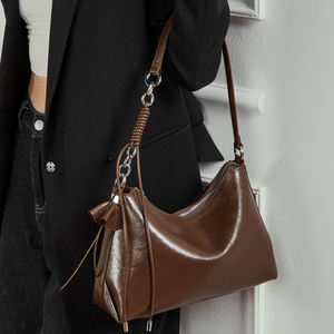 Sac à main pour femme en cuir véritable, sacs à bandoulière, grande capacité, sac fourre-tout pour femme, sacs à main de créateurs de mode pour femmes - Product Image 3