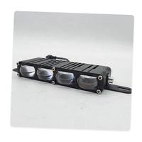 Projecteurs LED haute puissance avec ventilateur pour voiture, feux de calandre, feux de travail antibrouillard, feux auxiliaires externes pour véhicules tout-terrain, SUV, camions