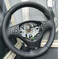 Volant en cuir pleine fleur de fabrication directe pour BMW E90 E92 M3 E39 X5 E70 X6 E71 E82 E93 E36 E91 Série E, artisanat exquis