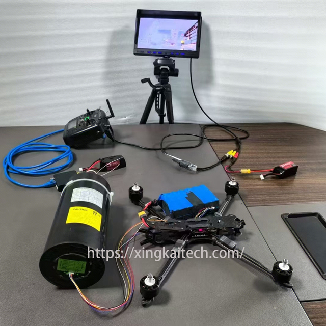 Adjustable Plastic Fiber Optic Beginner Drones System 30km Long Distance Configuration High-Speed Data Transmission 30km Image