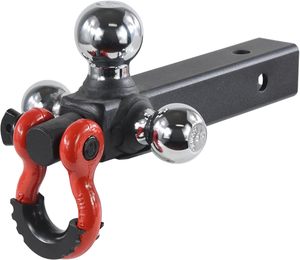 Enganche de <span class=keywords><strong>remolque</strong></span> Tri Ball Mount con Beast Tow Hook Chrome Receptor de 2" - Product Image 3