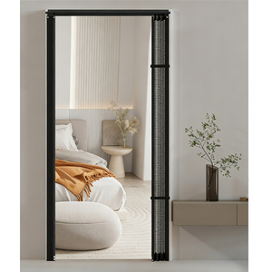 Porte moustiquaire magnétique coulissante <span class=keywords><strong>sans</strong></span> perçage, ouverture latérale, rétractable, adaptée aux animaux domestiques, en fibre de verre - Product Image 3