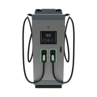 Station de recharge pour véhicules électriques DC publique Hipech 60-240 kW, haute puissance, commerciale, CCS2 GBT, protection IP55, OCPP 1.6, nouveau chargeur rapide