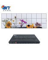 Contrôleur de mur vidéo multi-viseur Bitvisus 4K 4 HDMI, contrôle CEC et Web, processeur vidéo matriciel, contrôleur d'affichage TV 4 entrées 9 sorties