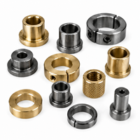 Custom CNC Machined Bushings Spacers Shaft Collars Stainless Steel Brass Precision Turning Parts