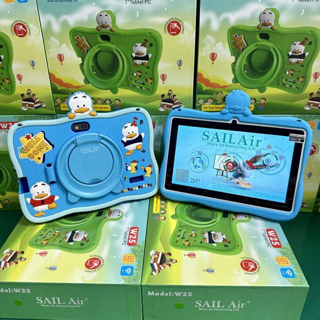Rugged Tablet Android Toddlers Parental Control APP Children's Tablet Pc with Silicone Case Educational  Kids Tablet